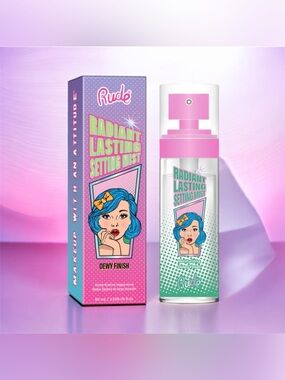 New Rude Radiant Lasting Makeup Mist